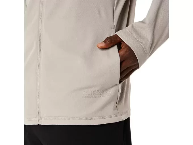 ACTIBREEZE JACQUARD GRID FULL ZIP JACKET
