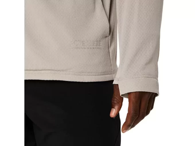 ACTIBREEZE JACQUARD GRID FULL ZIP JACKET