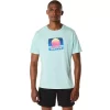 ASICS RETRO SUNSET SHORT SLEEVE TEE ASICS RETRO SUNSET SHORT SLEEVE TEE