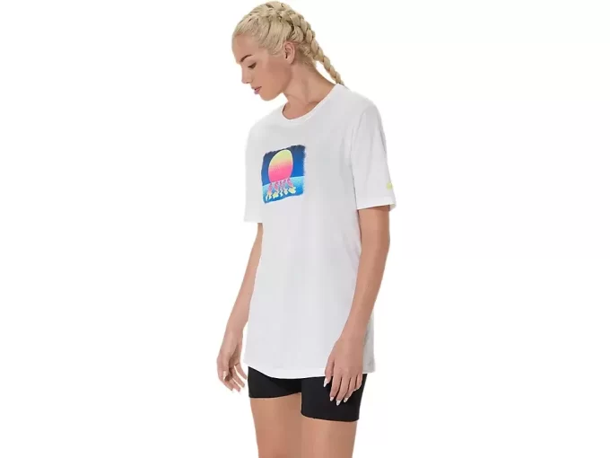 ASICS RETRO SUNSET SHORT SLEEVE TEE