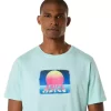ASICS RETRO SUNSET SHORT SLEEVE TEE ASICS RETRO SUNSET SHORT SLEEVE TEE