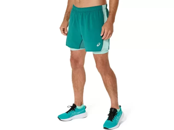 ASICS SILVER 2N1 5IN SHORT ASICS SILVER 2N1 5IN SHORT