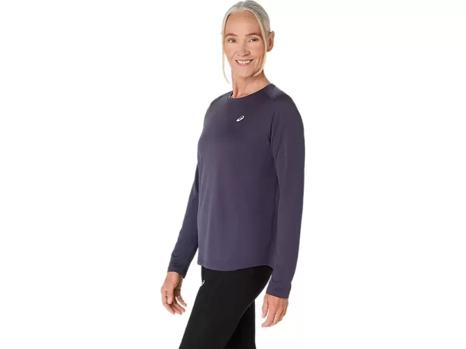 ASICS SILVER LONG SLEEVE TOP ASICS SILVER LONG SLEEVE TOP