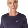 ASICS SILVER LONG SLEEVE TOP ASICS SILVER LONG SLEEVE TOP