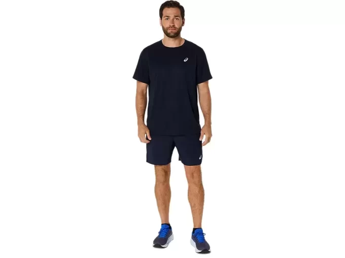 ASICS SILVER SHORT SLEEVE TOP ASICS SILVER SHORT SLEEVE TOP