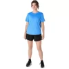 ASICS SILVER SHORT SLEEVE TOP ASICS SILVER SHORT SLEEVE TOP