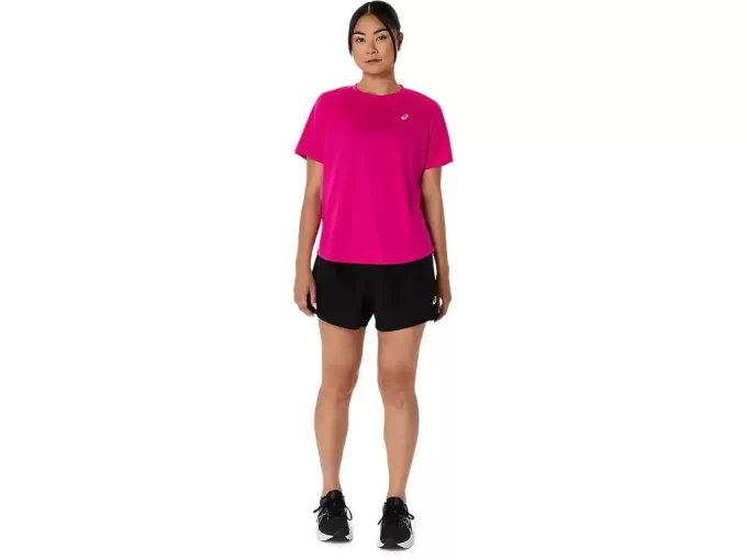 ASICS SILVER SHORT SLEEVE TOP ASICS SILVER SHORT SLEEVE TOP