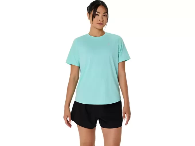 ASICS SILVER SHORT SLEEVE TOP