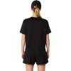 ASICS SILVER SHORT SLEEVE TOP ASICS SILVER SHORT SLEEVE TOP
