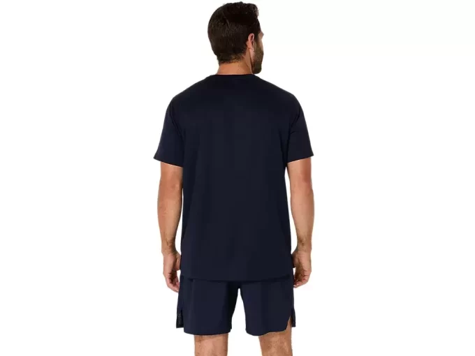 ASICS SILVER SHORT SLEEVE TOP ASICS SILVER SHORT SLEEVE TOP