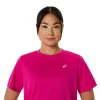 ASICS SILVER SHORT SLEEVE TOP ASICS SILVER SHORT SLEEVE TOP