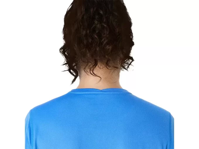 ASICS SILVER SHORT SLEEVE TOP ASICS SILVER SHORT SLEEVE TOP