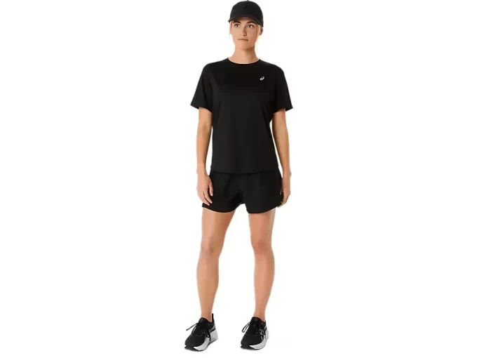 ASICS SILVER SHORT SLEEVE TOP ASICS SILVER SHORT SLEEVE TOP
