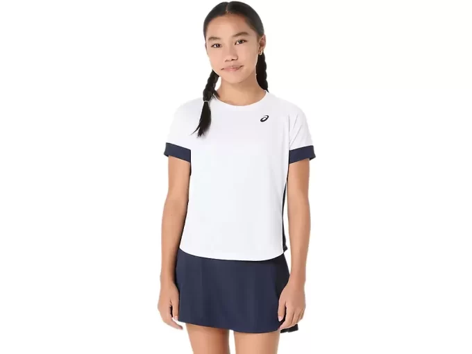 GIRLS TENNIS SHORT SLEEVE TOP GIRLS TENNIS SHORT SLEEVE TOP