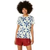 METARUN SHIBORI SHORT SLEEVE TOP METARUN SHIBORI SHORT SLEEVE TOP