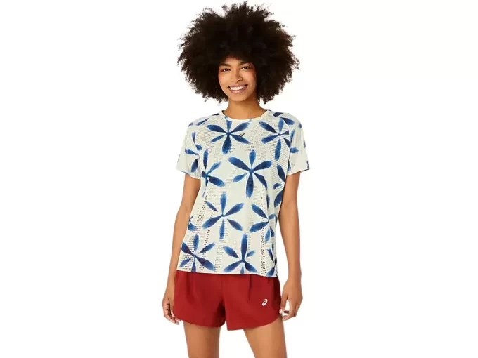 METARUN SHIBORI SHORT SLEEVE TOP METARUN SHIBORI SHORT SLEEVE TOP