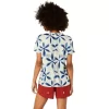 METARUN SHIBORI SHORT SLEEVE TOP METARUN SHIBORI SHORT SLEEVE TOP