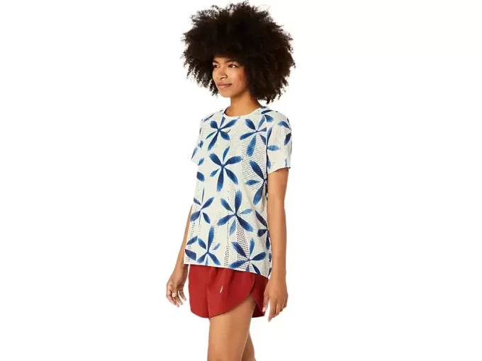 METARUN SHIBORI SHORT SLEEVE TOP METARUN SHIBORI SHORT SLEEVE TOP