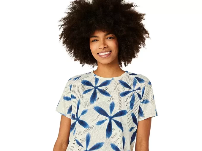 METARUN SHIBORI SHORT SLEEVE TOP METARUN SHIBORI SHORT SLEEVE TOP