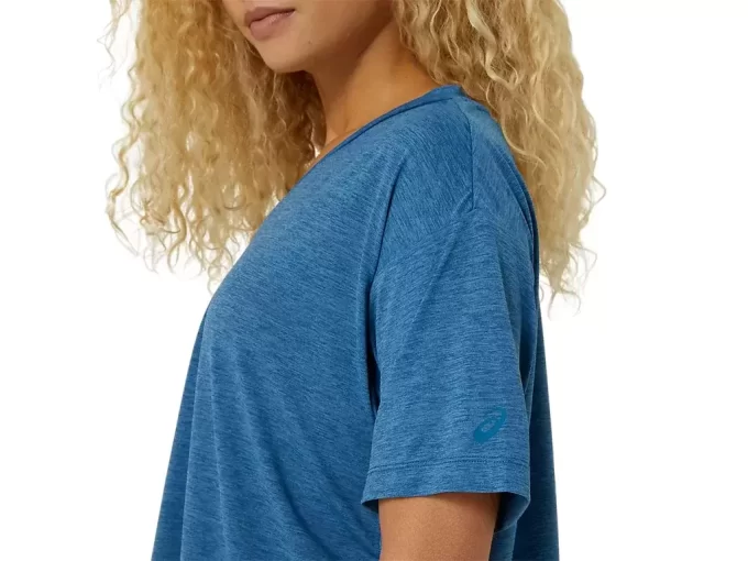 NAGINO FLEX HEATHER SHORT SLEEVE TOP NAGINO FLEX HEATHER SHORT SLEEVE TOP