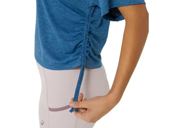 NAGINO FLEX HEATHER SHORT SLEEVE TOP NAGINO FLEX HEATHER SHORT SLEEVE TOP