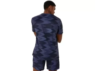 SEASONAL ALL OVER PRINT SHORT SLEEVE TOP