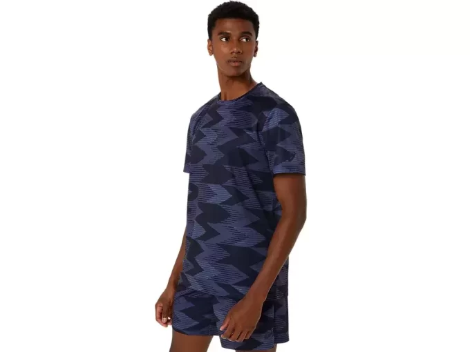 SEASONAL ALL OVER PRINT SHORT SLEEVE TOP