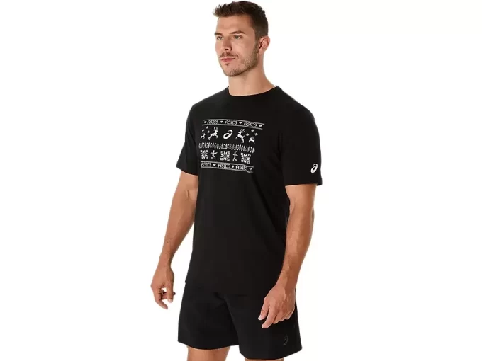 UNISEX ASICS HOLIDAY SHORT SLEEVE TEE UNISEX ASICS HOLIDAY SHORT SLEEVE TEE