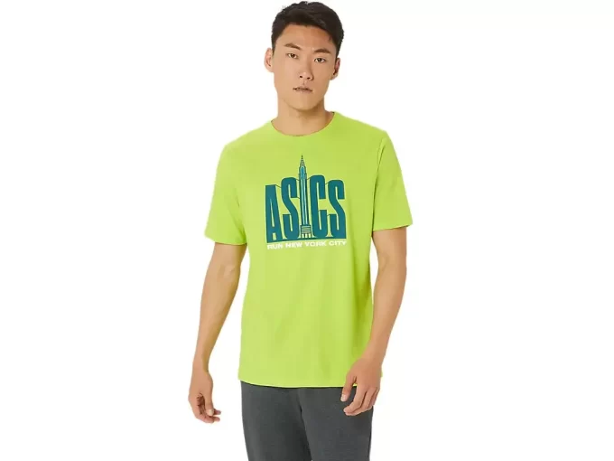 UNISEX ASICS RUN NYC RUN CLUB CREW TEE UNISEX ASICS RUN NYC RUN CLUB CREW TEE
