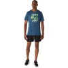 UNISEX ASICS RUN OUTSIDE CLUB SHORT SLEEVE TEE