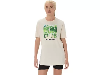 UNISEX ASICS RUN OUTSIDE CLUB SHORT SLEEVE TEE