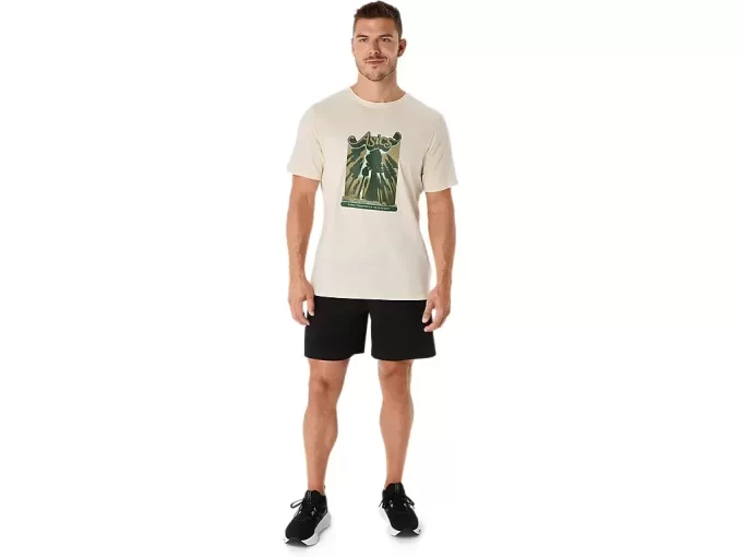 UNISEX ASICS WANDER SHORT SLEEVE TEE UNISEX ASICS WANDER SHORT SLEEVE TEE