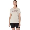 WOMEN’S ASICS FLORAL SLOGAN SHORT SLEEVE TEE