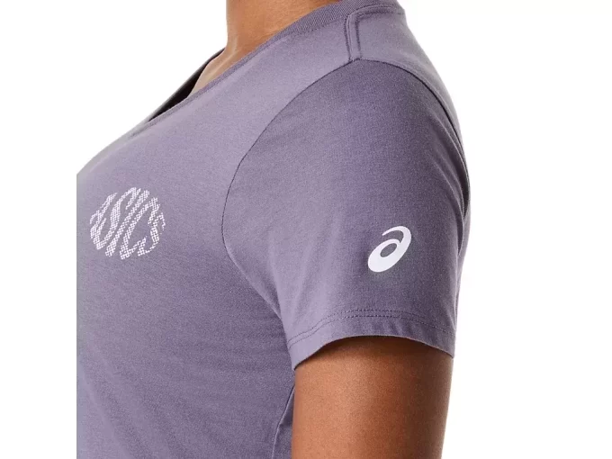 WOMEN’S ASICS NATURE V-NECK SHORT SLEEVE TEE