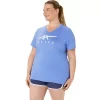 WOMEN’S ASICS STRIPES V-NECK