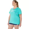 WOMEN’S ASICS STRIPES V-NECK WOMEN’S ASICS STRIPES V-NECK
