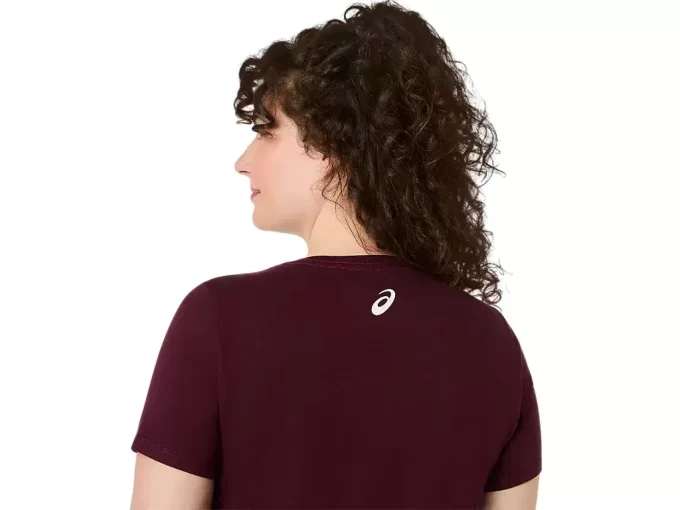 WOMEN’S ASICS STRIPES V-NECK