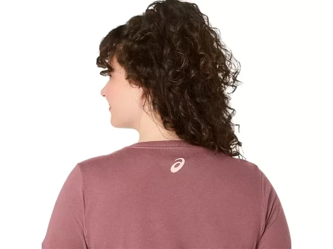 WOMEN’S ASICS STRIPES V-NECK