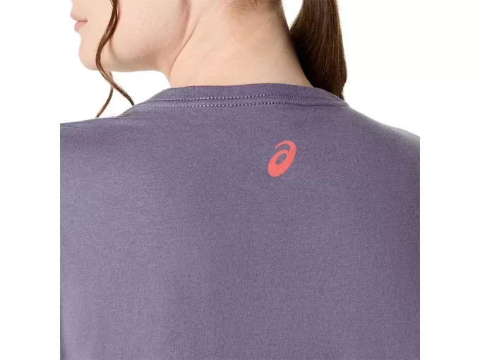 WOMEN’S ASICS STRIPES V-NECK