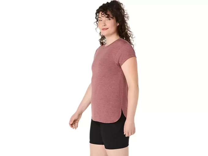 WOMEN’S HEATHER CREWNECK TOP