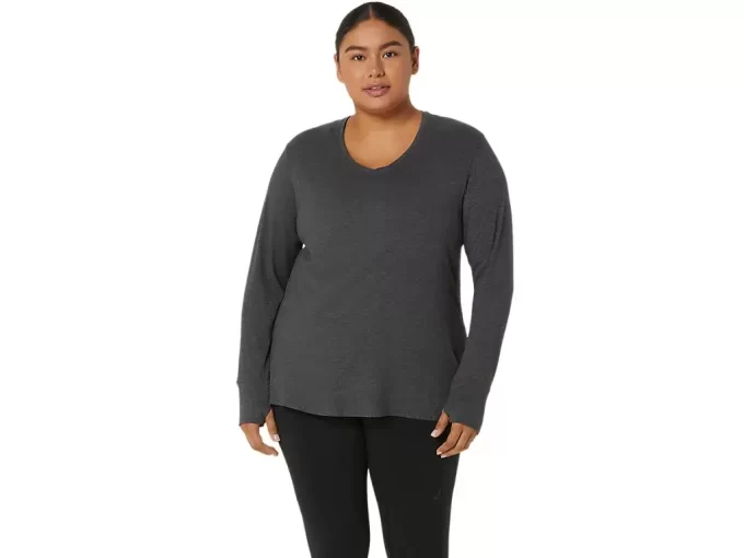 WOMEN’S LONG SLEEVE HEATHER TOP WOMEN’S LONG SLEEVE HEATHER TOP